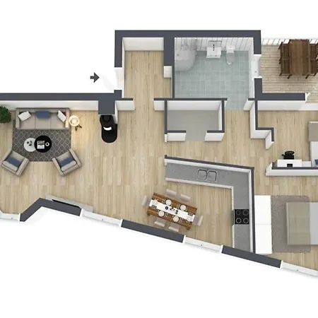 Central, Lovely With A Unique View Bergen